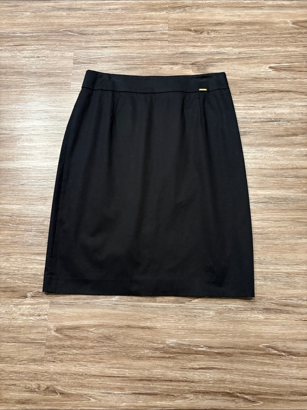 Calvin Klein Black Tailored Pencil Skirt